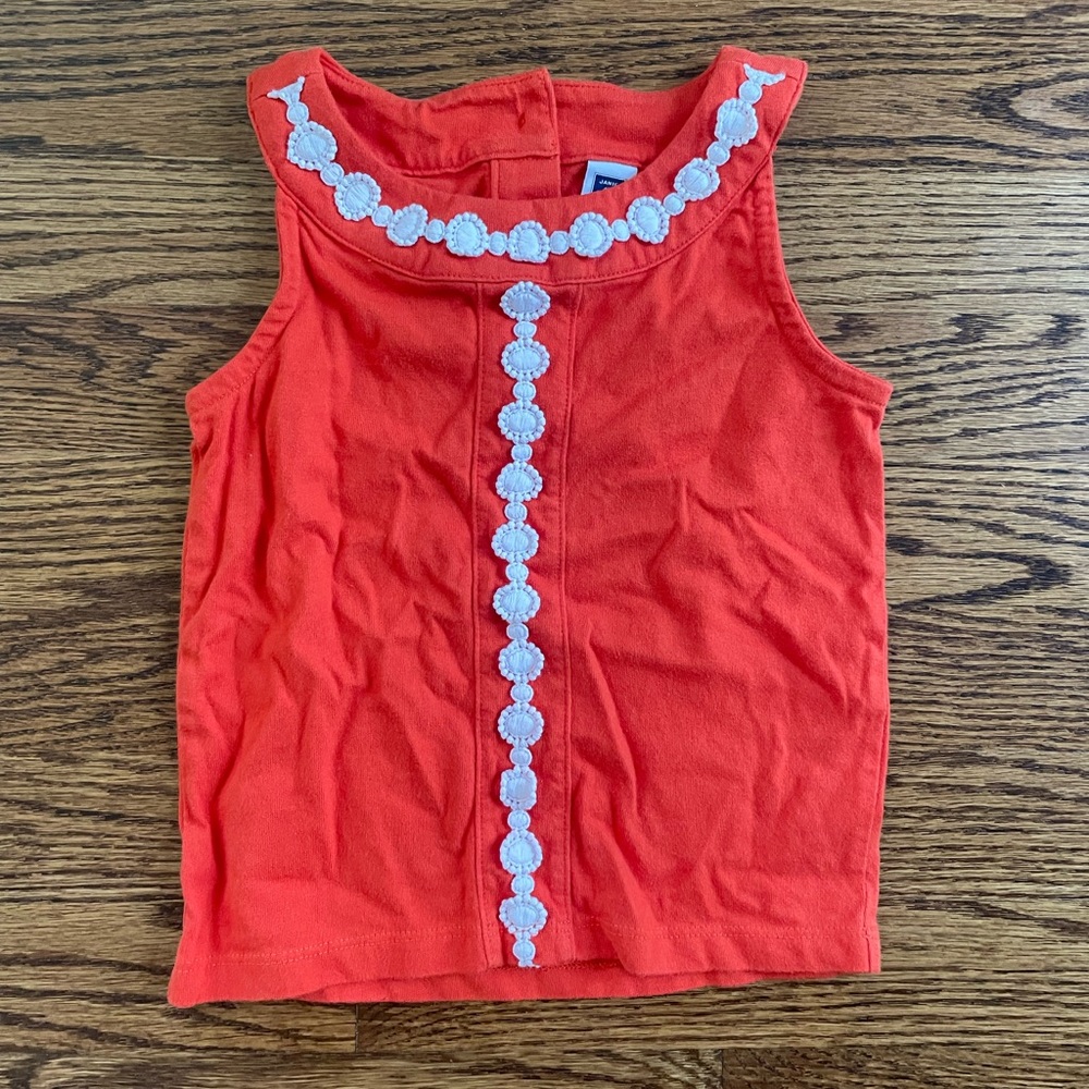 🧡Orange sleeveless Janie and Jack size 2T top🧡